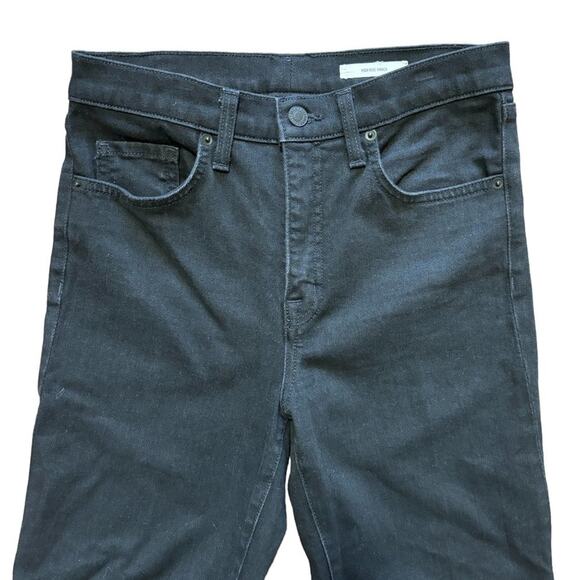 Nili Lotan Elegant Black Wide Leg Jeans - Picture 3 of 12